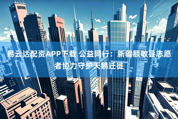 易云达配资APP下载 公益同行：新疆额敏县志愿者协力守护天鹅迁徙